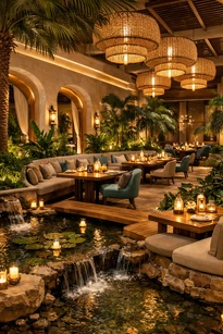 مشروبات وحلويات من منيو مطعم بابايا مع عرض تقديم عصائر طبيعية وتشيز كيك