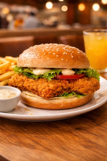 ساندويتش فيليه دجاج طازج من مطعم بروست الصفا السعودية