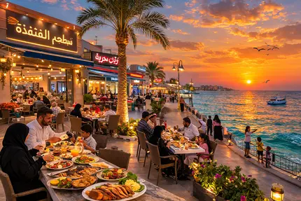 مطعم المخصوص القنفذة يقدم مندي الدجاج المشوي مع جلسات عائلية مريحة