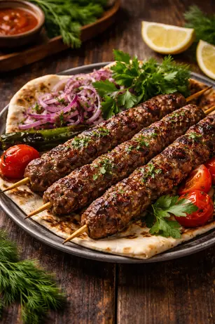 فطور متنوع من منيو افندار لاونج الرياض – بيض، شكشوكة، معجنات طازجة