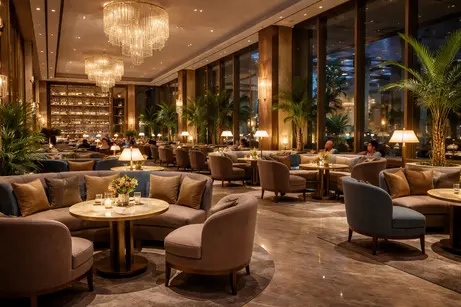 جلسات داخلية راقية في افندار لاونج الرياض – ديكور عصري وأجواء هادئة