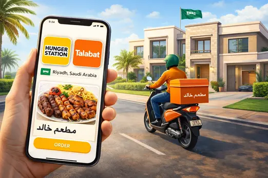 توصيل مطعم خالد عبر HungerStation وتطبيقات Talabat وJahez