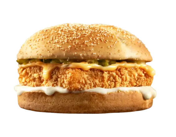 Albaik Riyadh chicken sandwich with crispy fillet