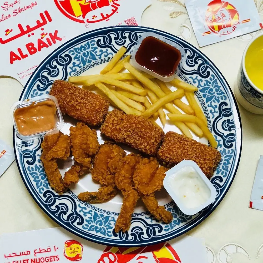 Albaik restaurant location near Masjid al-Haram in Mecca