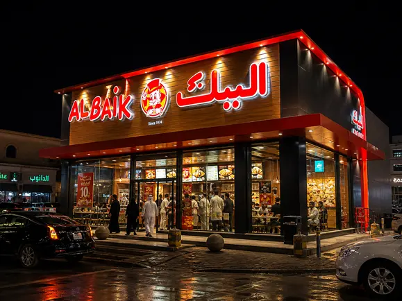 وجبة دجاج مقلي مقرمش ذهبي مع دجاج مشوي وبطاطس مقلية وصوص الثوم وخبز في مطعم عصري